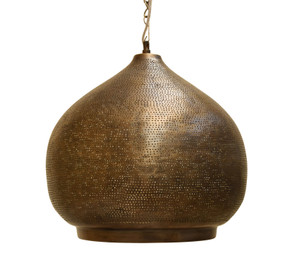 Moroccan Brass Dome Ceiling Lamp – Elegant pendant light fixture for kitchen island or living room, showcasing artisanal craftsmanship and rich golden finish. Moroccan Brass Dome Ceiling Lamp – Elegant pendant light fixture for kitchen island or living room, showcasing artisanal craftsmanship and rich golden finish.