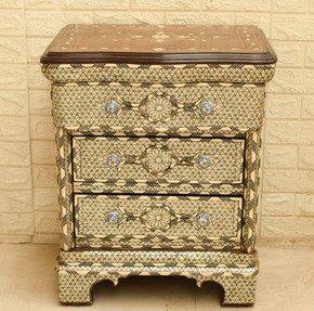 Custom-Made Screen / Vintage Syrian Chest of Drawers (Small Option) 