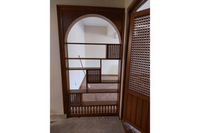 Arched Wood Room Divider Partition — Custom Built