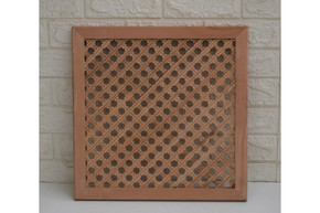 Diagonal Lattice Cabinet Doors — Set of 2, Custom Size