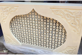 Mashrabiya Lattice Radiator Cover — Custom Size