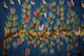 Harvest under the Fruit Tree handwoven tapestry — view 2