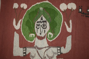 Coptic Dancer handwoven tapestry — view 2