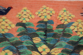 Hand woven 1.8 ft wall hanging tapestry-egyptian folk art-home decor kilim rug-
