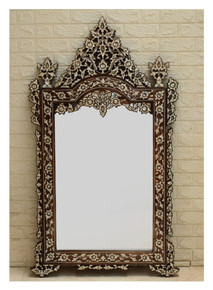 Syrian Mother of Pearl Inlay Mirror 60×32″
