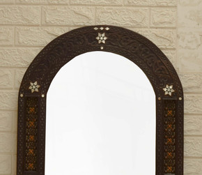 Syrian Mother of Pearl Inlay Mirror 40×24″