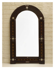 Syrian Mother of Pearl Inlay Mirror 40×24″