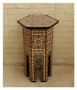 Moroccan Inlay Accent Table 29 in