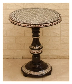 Round Mosaic Pedestal Table 20 in