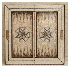 Star Medallion Backgammon Board 25 in