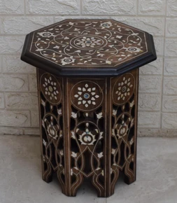 Openwork Syrian Side Table 20 in — detail 1