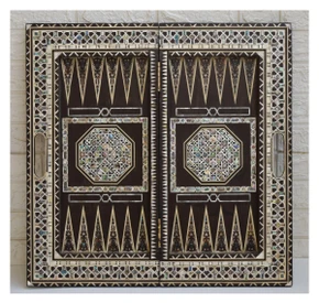 Sawtooth Border Backgammon Board 25 in