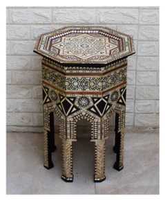 Octagon Mosaic Inlay Table 22 in