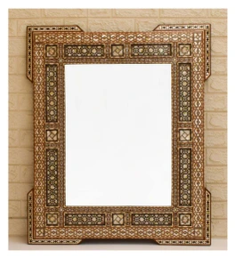Moroccan Mosaic Mirror Frame 36 × 30 in