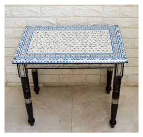 Inlaid Accent Table 24 × 18 in