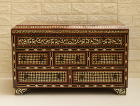 Mother of Pearl Jewelry Chest of Drawers — view 2