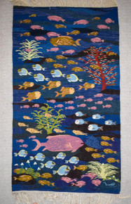 Custom Egyptian tapestry commission, medium 3–4.5 ft — example of a past piece — detail 1