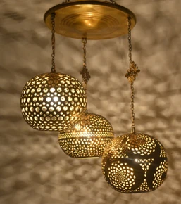 oxidized brass lighting