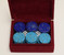 Backgammon pieces and dice,Lapis and Turquoise Inlaid 30 Backgammon Chips in a Gift Box, Backgammon Set, Backgammon checkers Pieces. 1.4" Diameter