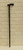 Handcrafted 36" Amber and Malachite Inlaid Wooden Stick, 91 cm Egyptian Walking Cane, Ebony Wood Walking Cane