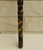 Handmade Egyptian 36" Lapis and Amber Inlaid Wooden Stick, Round Handle 92 cm Wood Walking Cane, Ebony Wood Walking Stick, Wooden Cane