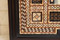 Wall Hanging Mirror Frame, Unique Handmade Moroccan Mashrabiya Wood Mirror Frame, Mother of Pearl Inlaid, Moroccan Furniture, 40" height