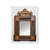 Vintage Syrian 35" Height Wooden Wall Mirror Frame, Marquetry Wall Hanging Mirror Frame, Moroccan Furniture, Wall Decor