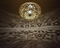 Moroccan style ceiling pendant lamp, handcrafted brass chandelier that casts intricate shadows, suitable for kitchens, dining areas, or living spaces.