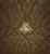 Elegant Moroccan style hallway ceiling fixture in solid brass, artisan-made to bring warmth and character to narrow corridor spaces.