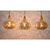 Moroccan brass pendant light with 3-light design for kitchen island