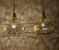 Moroccan 3-light brass kitchen island lamp with boho style
