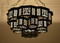 large black chandelier for foyer