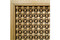 Fine turned spindle lattice panel — solid wood grain and finish detail