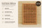 Handmade natural beech turned spindle panel, made to order by E Kenoz