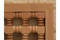 Framed turned spindle lattice panel handcrafted in solid wood