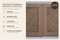 Handmade diagonal diamond lattice panel, made to order by E Kenoz