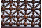 Folding room divider screen — detail of the carved pattern
