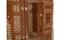Mashrabiya room divider in solid wood, carved design