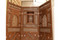 Mashrabiya room divider in solid wood, carved design