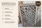 Handmade diamond lattice room divider, made to order by E Kenoz