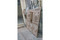 Arched niche cabinet — solid wood grain and finish detail
