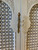 Carved Bathroom Vanity Cabinet — Lattice Doors, Custom