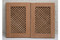 Natural Beech Star Lattice Cabinet Doors — Set of 2