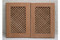 Natural Beech Star Lattice Cabinet Doors — Set of 2