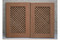 Natural Beech Star Lattice Cabinet Doors — Set of 2