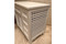 Solid wood mashrabiya bathroom vanity cabinet, custom made to order