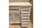 Mashrabiya bathroom vanity cabinet — mashrabiya screenwork close-up