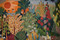 Hand woven tapestry-large 6.5 ft-egyptian folk art wall hanging-kilim rug decor