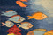 31x23" Handwoven Egyptian Wool Tapestry, Fish Underwater Wall Hanging, Signed Original Folk Art
