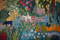 10x5.7 ft Extra Large Handwoven Egyptian Wool Tapestry, Village Life Wall Hanging, Signed Kilim Rug Folk Art